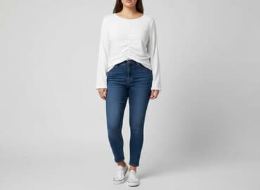 eleganckie bluzki plus size: Sinsay, Bluzka damska, rozmiar XL — 7