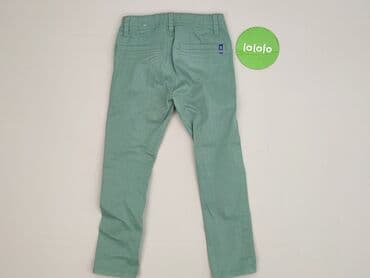 stradivarius spodnie woskowane z wysokim stanem: Material trousers, Okaidi, 3-4 years, 104, condition - Very good — 3