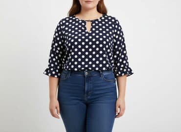 bluzka hawajska damska: Bluzka damska, rozmiar 4XL — 7