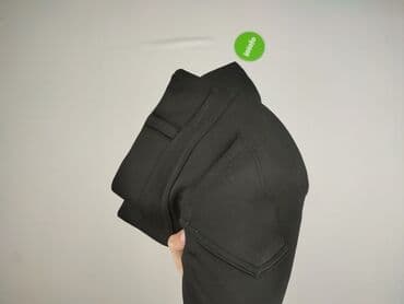 zara woskowane spodnie: Material trousers for women, size L (EU 40) — 5