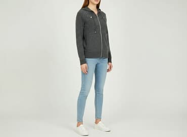 sukienki dresowe z kapturem damskie: Bluza z kapturem damska, rozmiar S — 1