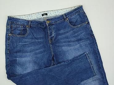 moda jeansy: F&F, Jeansy damskie, rozmiar 4XL — 1
