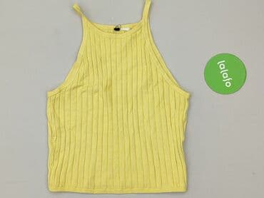 bluzki prążkowane białe: Top damski, rozmiar S — 2