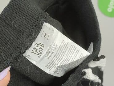 spodnie woskowane czarne: Sweatpants, Kiki & Koko, 10 years, 134/140, condition - Very good — 4