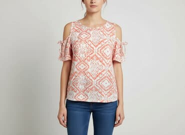 bluzki z odkrytymi ramionami mohito: Janina, Bluzka damska, rozmiar S — 7