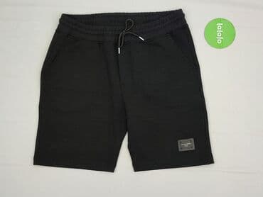 czarne eleganckie szorty: Dolce & Gabbana, Szorty dla mężczyzn, L — 2