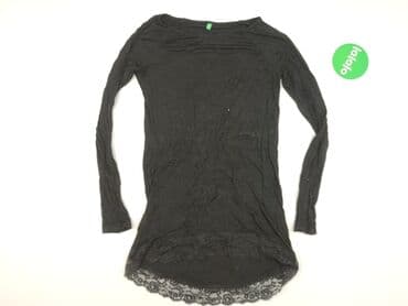 czarne t shirty basic: Benetton, Sukienka damska, rozmiar S — 2