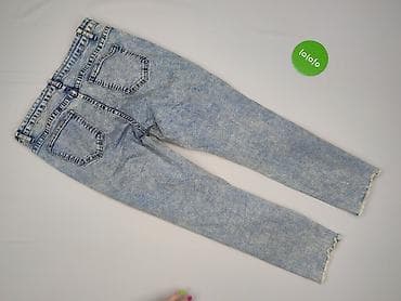 jeansy cropped: Jeansy damskie, rozmiar L — 3