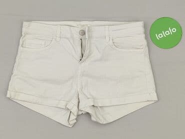 białe spodenki damskie hm: H&M, Szorty damskie, rozmiar S — 3