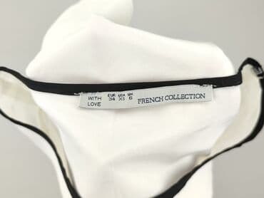 biała obcisła koszulka: French Connection, Bluzka damska, rozmiar XS — 4