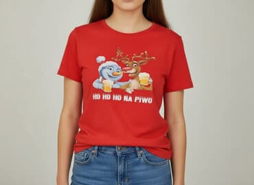 t shirty świąteczne dla rodziny: T-shirt damski, rozmiar M — 1