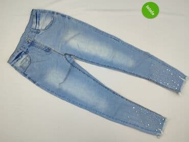 dżinsy z wysokim stanem czarne: Beloved, Jeansy damskie, M — 2