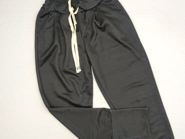joggery damskie z łańcuszkiem: Material trousers for women, size S — 2