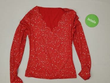 czerwona bluzki wieczorowe: Bluzka damska, rozmiar S — 3
