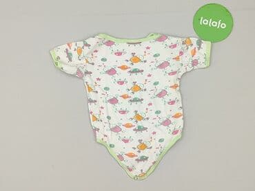 stradivarius spodnie biale: Body, 6-9 miesięcy, 
stan - Bardzo dobry — 3
