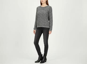 hm szary sweter: H&M, Sweter damski, rozmiar S — 7
