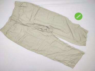spodnie khaki reserved: H&M, Spodnie materiałowe damskie, XL — 2