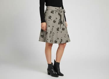 szara wiązana spódniczka: Spódnica damska, rozmiar M — 6