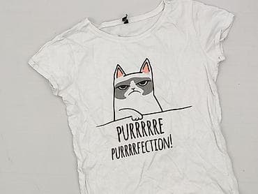 kotki: Sinsay, T-shirt damski, rozmiar S — 1