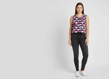 sukienka w geometryczne kształty: Next, Bluzka damska, rozmiar 3XL — 6