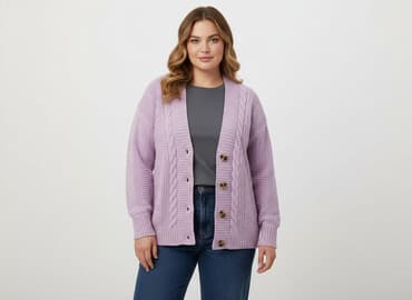 byolala kurtki zimowe: Kardigan damski, rozmiar 3XL — 5