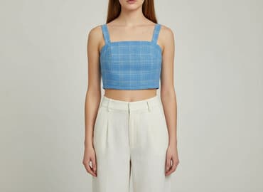 stroje kąpielowe dwuczęściowe ze spódniczką: Elegancki komplet, rozmiar S — 7