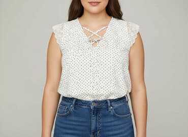 shein czarne bluzki: Shein, Bluzka damska, rozmiar XL — 7