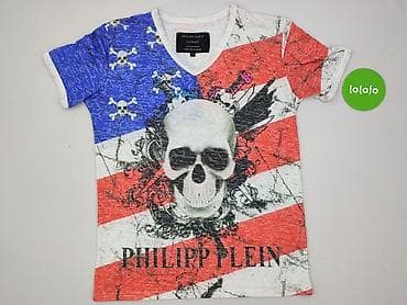 clockhouse basic t shirt: Philipp Plein, Koszulka dla mężczyzn, rozmiar L — 3