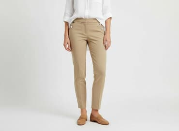 buty zimowe renee: Reserved, Spodnie materiałowe damskie, rozmiar S — 6