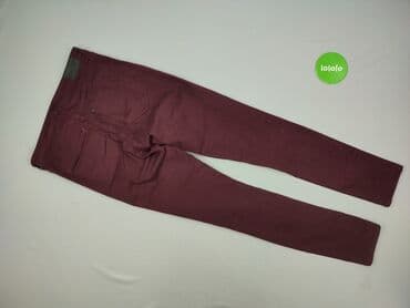 jeansy bordowe damskie: H&M, Jeansy damskie, rozmiar L — 3