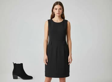 eleganckie sukienki z krótkim rękawem: Sukienka damska, rozmiar S — 6