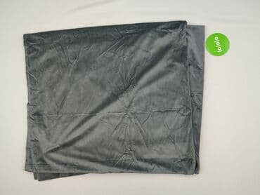 okienna zasłona z listewek: Zasłony na przelotkach – aksamitne, grafitowe - Typ: para zasłon (2 — 3