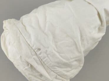 biale szerokie jeansy: Spodnie materiałowe damskie, rozmiar L — 6