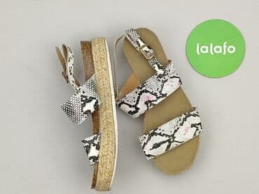 zara klapki na platformie: Sandały damskie, rozmiar 39 — 5