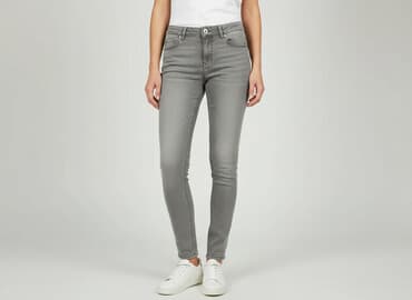 tanie jeansy rurki damskie: Amisu, Jeansy damskie, rozmiar S — 6