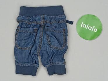 spodnie piżamowe hm: Denim pants, Next, 3-6 months, condition - Good — 3