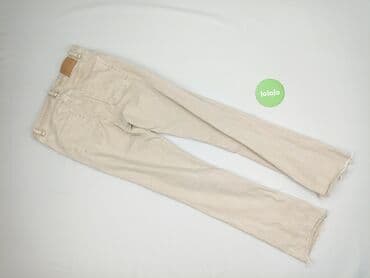 jeansy beżowe: Bershka, Jeansy damskie, rozmiar M — 3