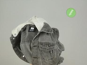 crop sweter: Dziecięca kurtka jeansowa, 5-6 lat, 110-116 cm, Next, stan - Bardzo dobry — 6