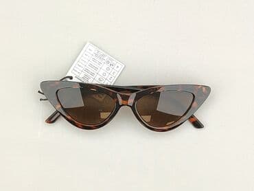 pasek srebrny do sukienki: Glasses, Sunglasses, Cat eyes design, condition - Perfect — 1