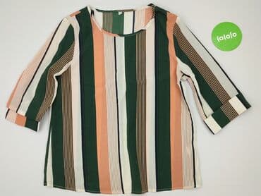 bluzki w paski rękaw 3 4: Bluzka damska, rozmiar M — 3