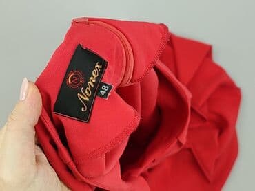 długa sukienki czerwona na wesele: Sukienka damska, rozmiar XL — 4