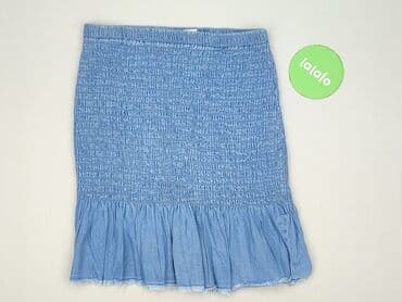 dżinsowe spódnice na szelkach: Denim, Spódnica damska, rozmiar M — 2