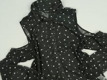 czarne bluzki z krótkim rękawem allegro: New Look, Women's blouse, size L (EU 40) — 1