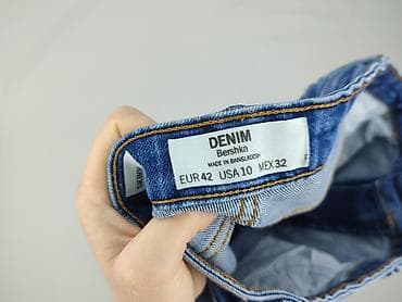 dzwony l: Bershka, Jeansy damskie, rozmiar L — 4