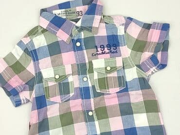 podkoszulek pod koszulę: Shirt 1.5-2 years, condition - Perfect, pattern - Cell, color - Multicolored — 1