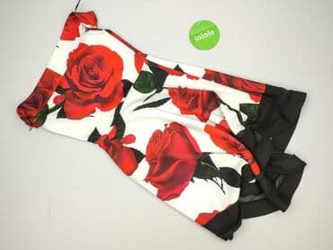 sukienka biala z piorami: Sukienka damska, rozmiar M — 4