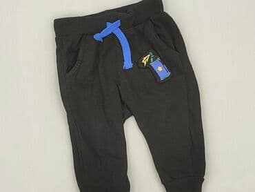 czarne rajstopy z wzorami: Sweatpants, So cute, 6-9 months, condition - Good — 1