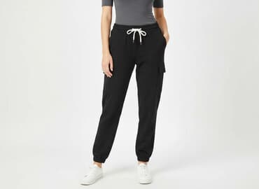 buty new age: Amisu, Material trousers for women, size L — 6