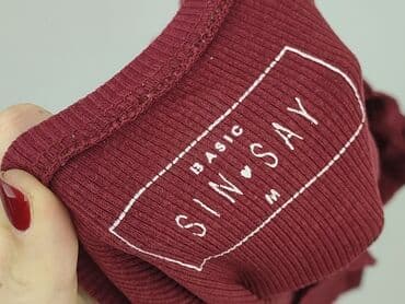 t shirty prążkowany: Sinsay, T-shirt damski, rozmiar M — 5