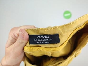 bershka spodnie brazowe: Bershka, Spodnie materiałowe damskie, rozmiar S — 4